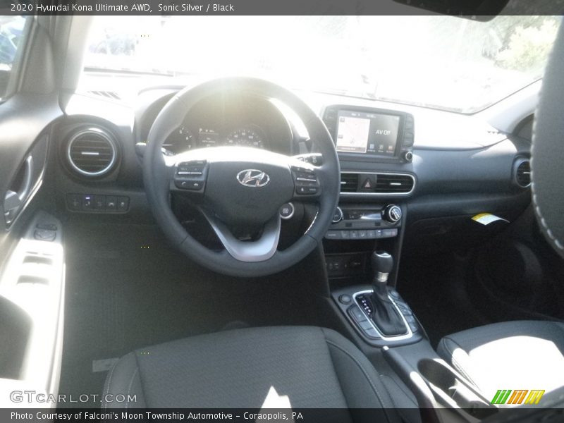 Sonic Silver / Black 2020 Hyundai Kona Ultimate AWD