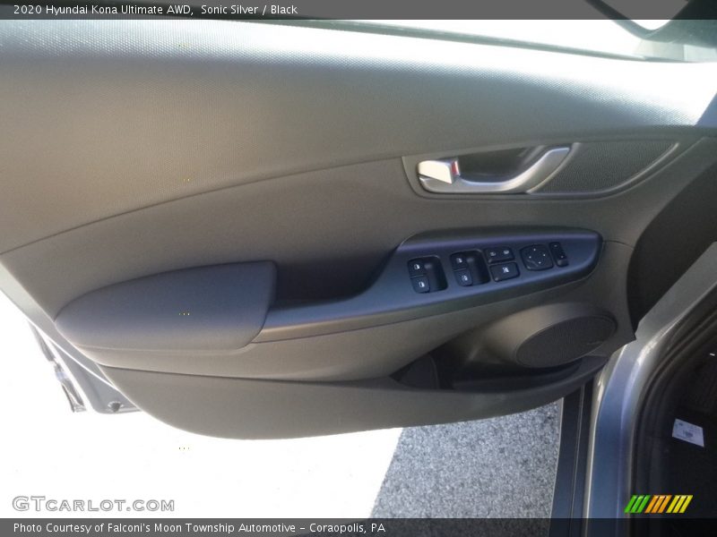 Sonic Silver / Black 2020 Hyundai Kona Ultimate AWD