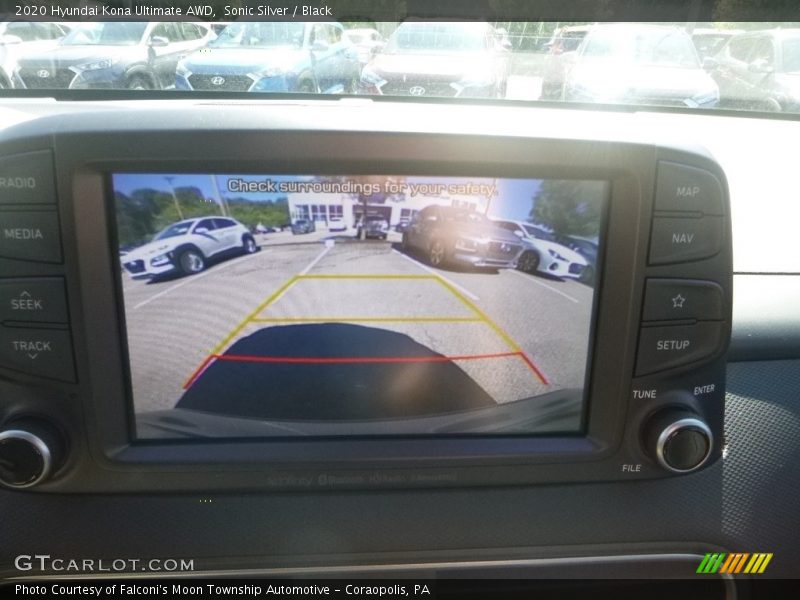Sonic Silver / Black 2020 Hyundai Kona Ultimate AWD
