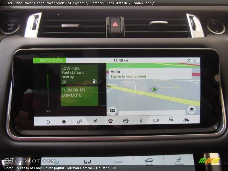 Santorini Black Metallic / Ebony/Ebony 2020 Land Rover Range Rover Sport HSE Dynamic