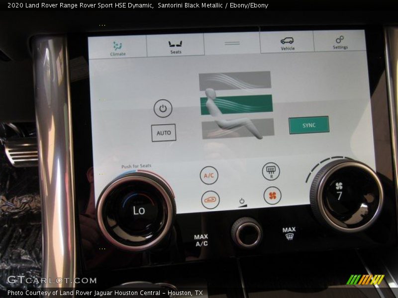 Santorini Black Metallic / Ebony/Ebony 2020 Land Rover Range Rover Sport HSE Dynamic