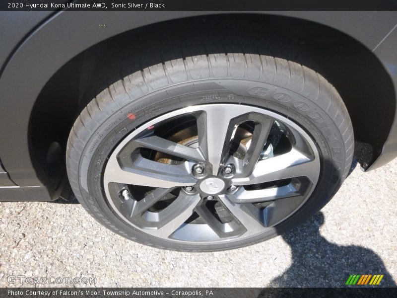 Sonic Silver / Black 2020 Hyundai Kona Ultimate AWD