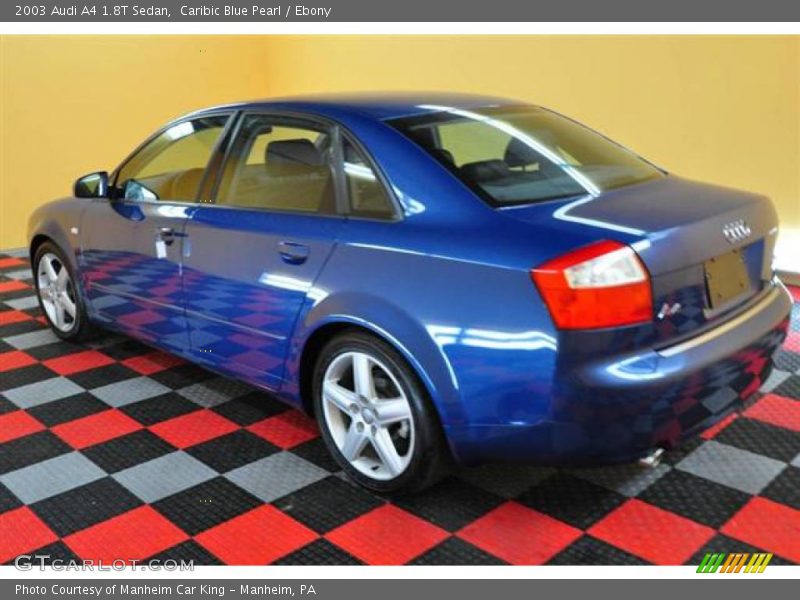 Caribic Blue Pearl / Ebony 2003 Audi A4 1.8T Sedan