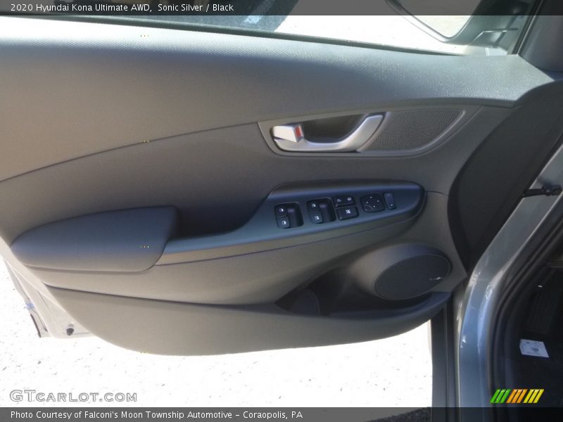 Sonic Silver / Black 2020 Hyundai Kona Ultimate AWD