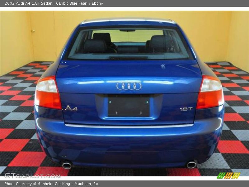 Caribic Blue Pearl / Ebony 2003 Audi A4 1.8T Sedan
