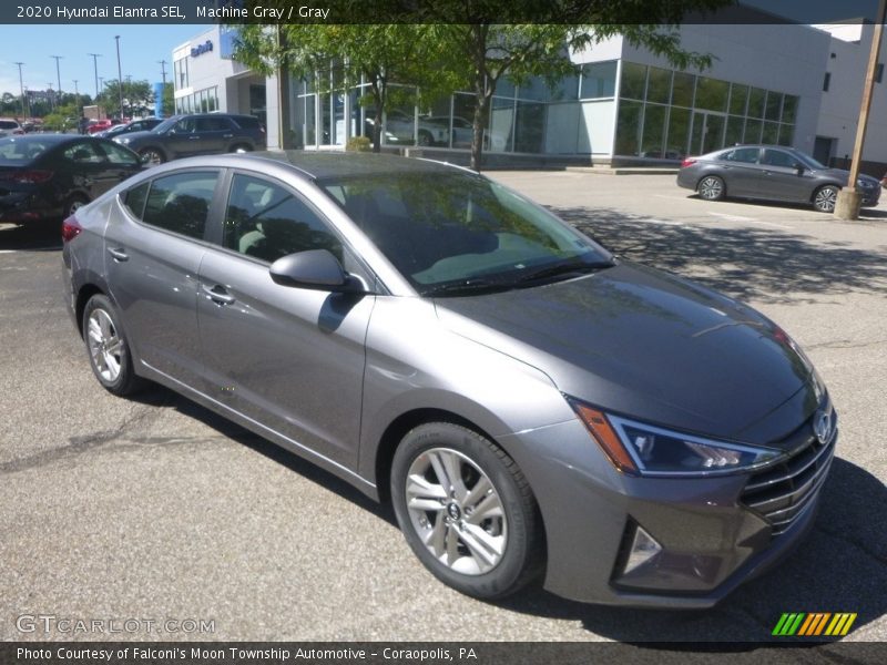 Machine Gray / Gray 2020 Hyundai Elantra SEL