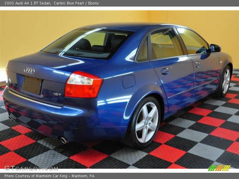 Caribic Blue Pearl / Ebony 2003 Audi A4 1.8T Sedan