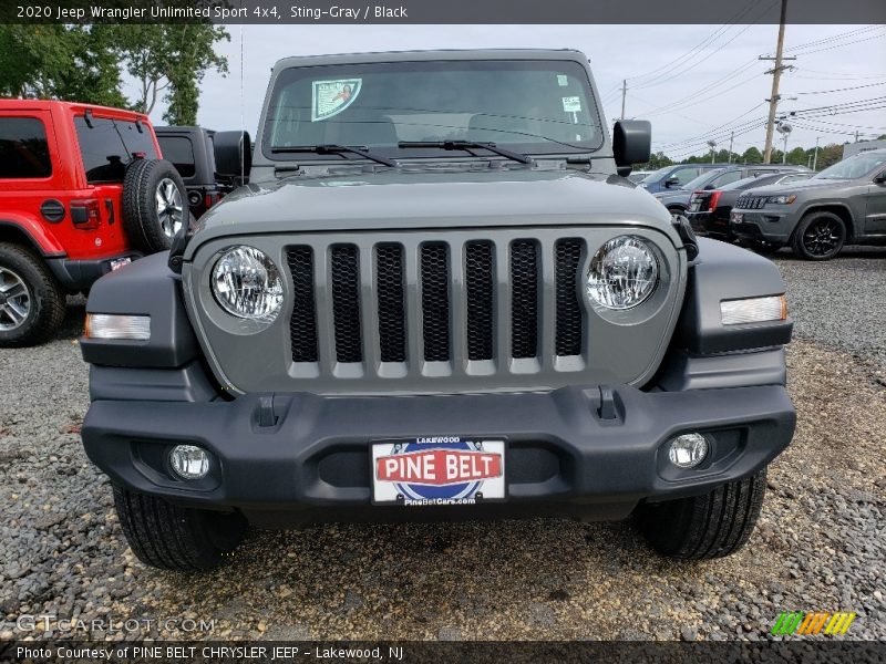 Sting-Gray / Black 2020 Jeep Wrangler Unlimited Sport 4x4