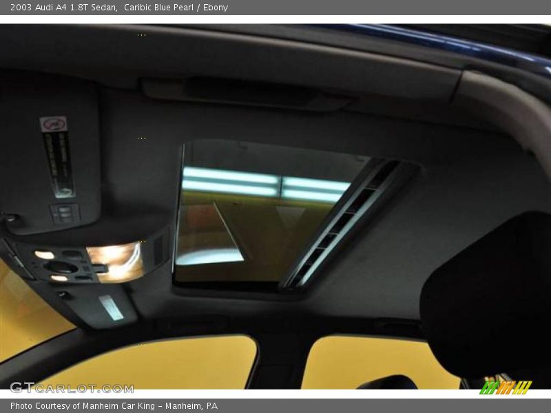 Caribic Blue Pearl / Ebony 2003 Audi A4 1.8T Sedan