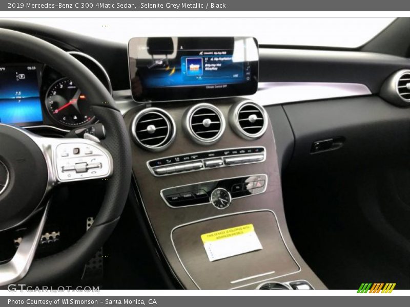 Controls of 2019 C 300 4Matic Sedan