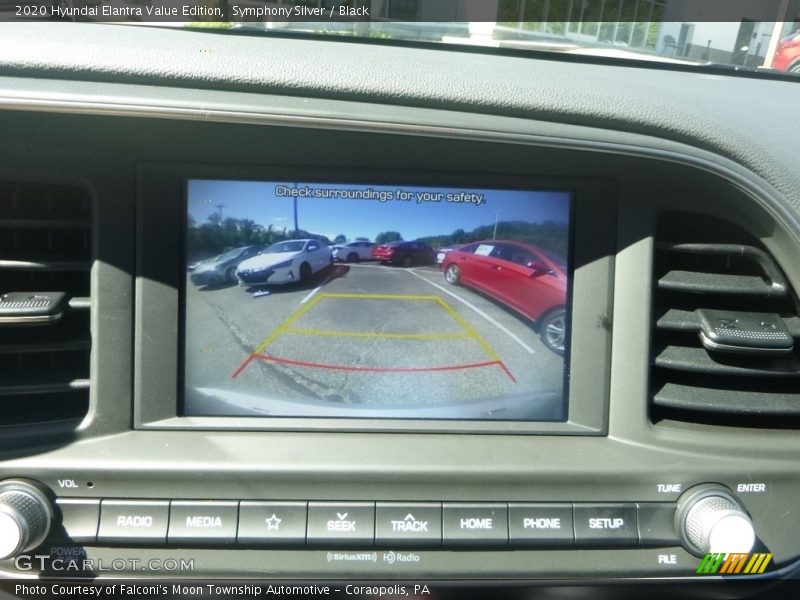 Symphony Silver / Black 2020 Hyundai Elantra Value Edition