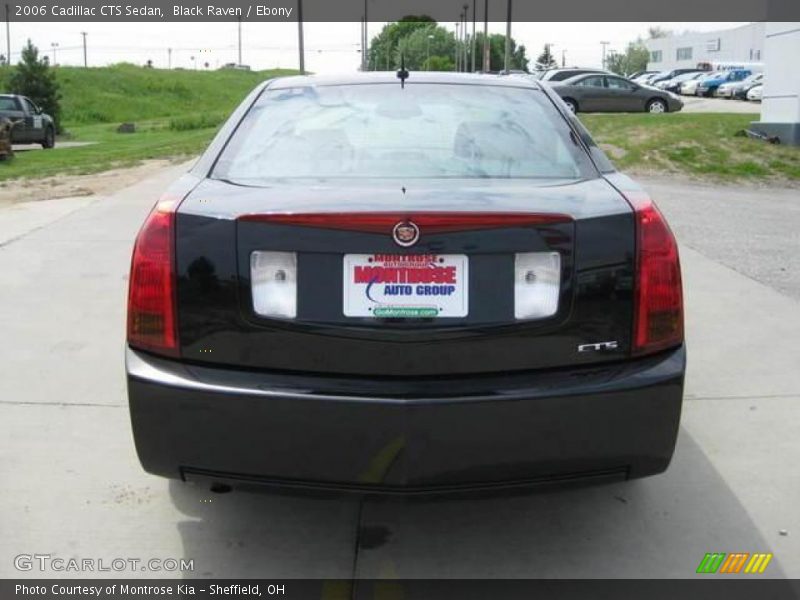 Black Raven / Ebony 2006 Cadillac CTS Sedan