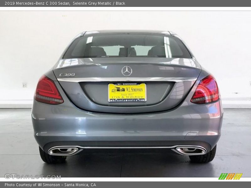 Selenite Grey Metallic / Black 2019 Mercedes-Benz C 300 Sedan