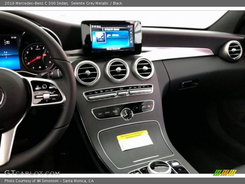 Selenite Grey Metallic / Black 2019 Mercedes-Benz C 300 Sedan