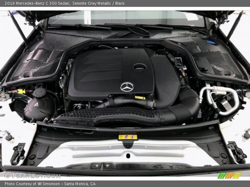 Selenite Grey Metallic / Black 2019 Mercedes-Benz C 300 Sedan
