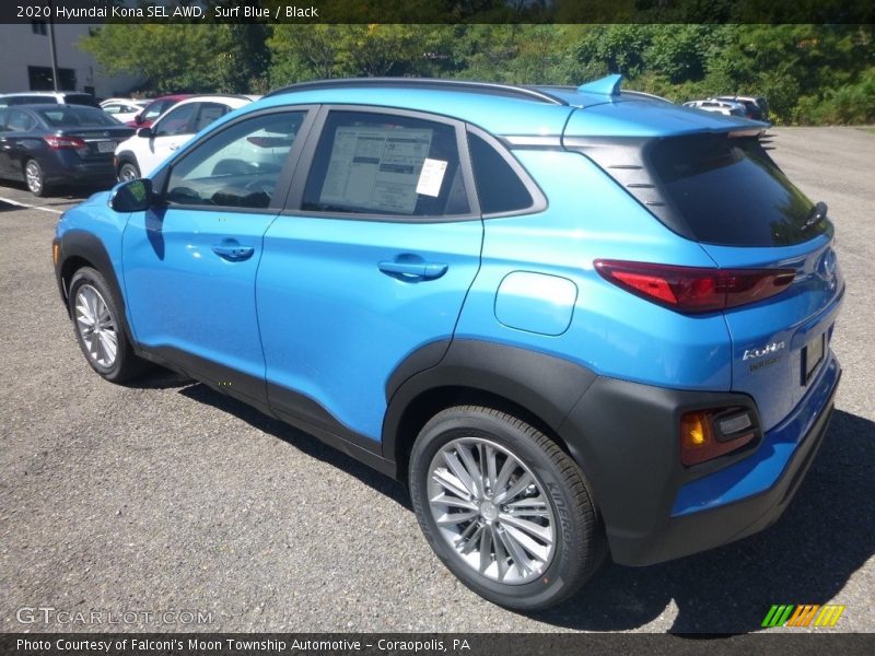  2020 Kona SEL AWD Surf Blue