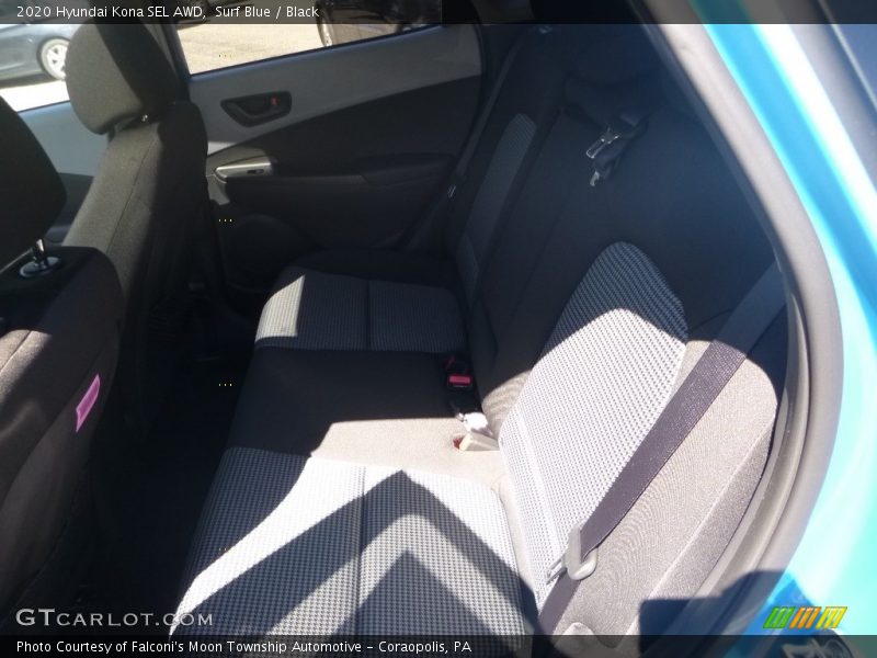 Surf Blue / Black 2020 Hyundai Kona SEL AWD