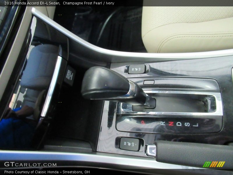Champagne Frost Pearl / Ivory 2016 Honda Accord EX-L Sedan