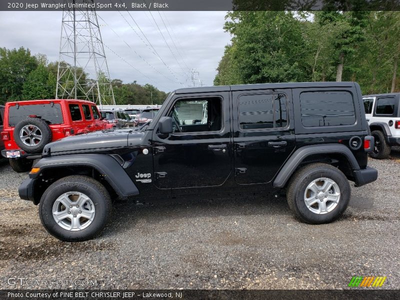 Black / Black 2020 Jeep Wrangler Unlimited Sport 4x4