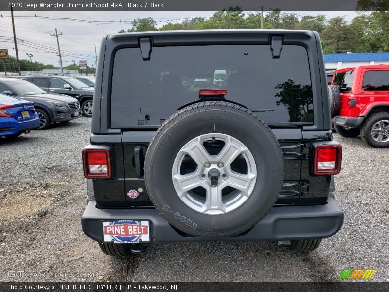 Black / Black 2020 Jeep Wrangler Unlimited Sport 4x4