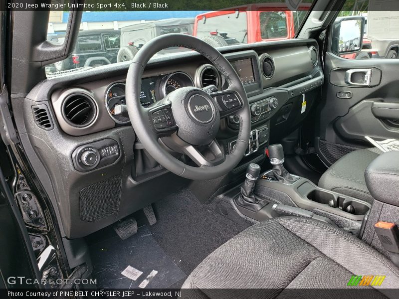 Black / Black 2020 Jeep Wrangler Unlimited Sport 4x4
