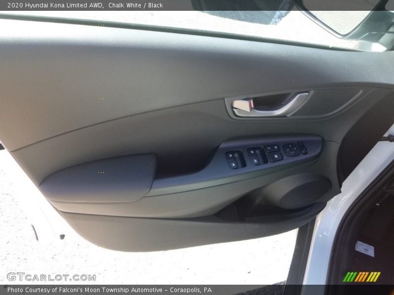 Chalk White / Black 2020 Hyundai Kona Limited AWD