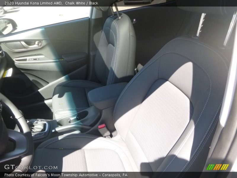 Chalk White / Black 2020 Hyundai Kona Limited AWD