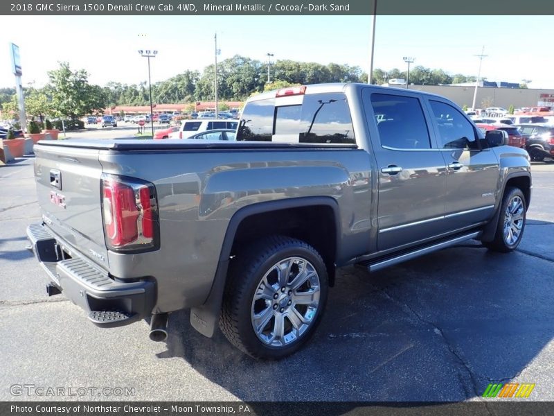 Mineral Metallic / Cocoa/­Dark Sand 2018 GMC Sierra 1500 Denali Crew Cab 4WD