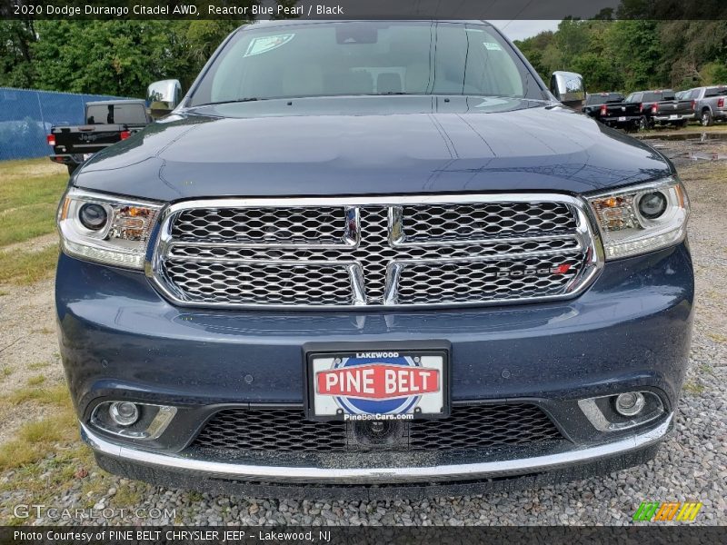 Reactor Blue Pearl / Black 2020 Dodge Durango Citadel AWD