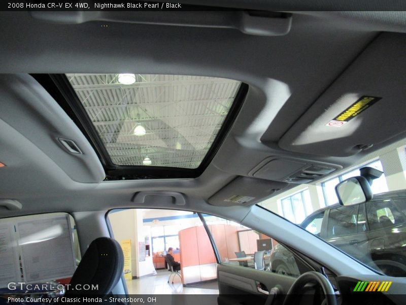 Nighthawk Black Pearl / Black 2008 Honda CR-V EX 4WD