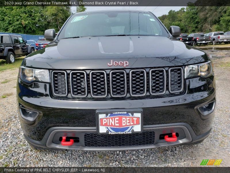 Diamond Black Crystal Pearl / Black 2020 Jeep Grand Cherokee Trailhawk 4x4