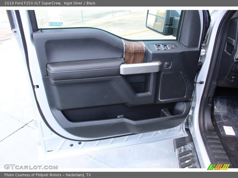 Ingot Silver / Black 2019 Ford F150 XLT SuperCrew