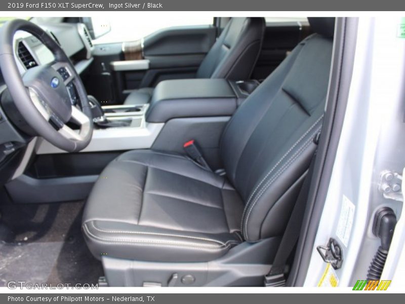 Ingot Silver / Black 2019 Ford F150 XLT SuperCrew