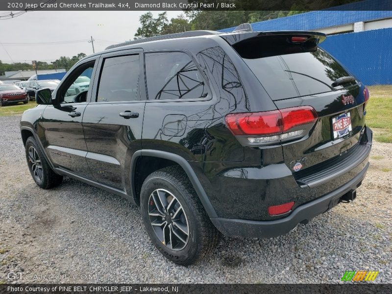 Diamond Black Crystal Pearl / Black 2020 Jeep Grand Cherokee Trailhawk 4x4