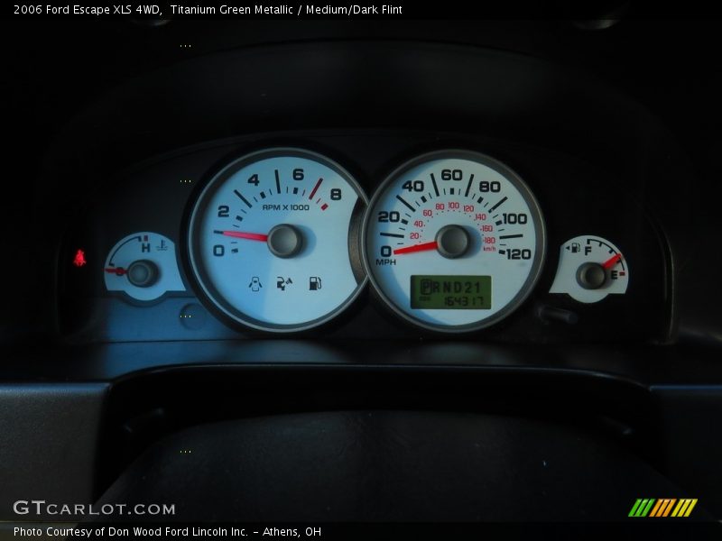 Titanium Green Metallic / Medium/Dark Flint 2006 Ford Escape XLS 4WD
