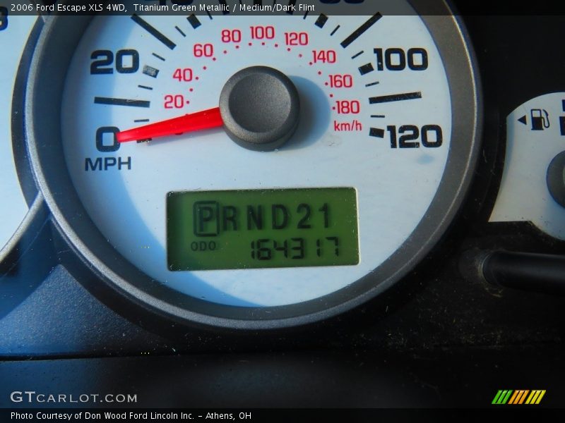 Titanium Green Metallic / Medium/Dark Flint 2006 Ford Escape XLS 4WD