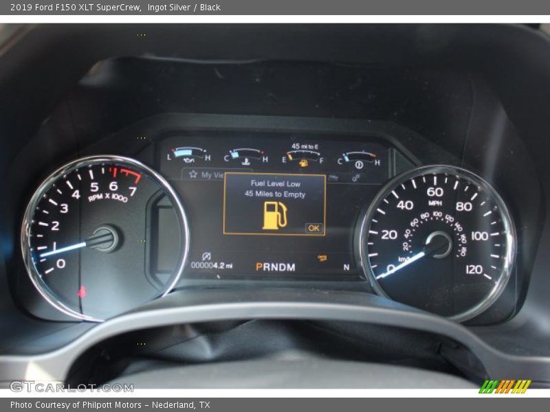 Ingot Silver / Black 2019 Ford F150 XLT SuperCrew