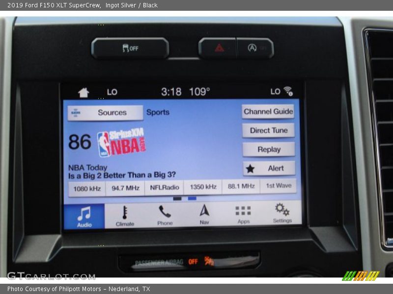 Ingot Silver / Black 2019 Ford F150 XLT SuperCrew