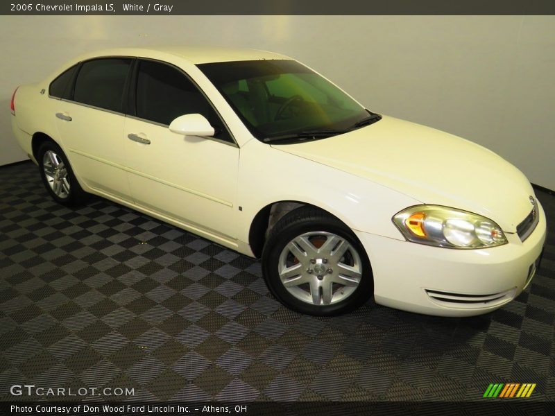 White / Gray 2006 Chevrolet Impala LS