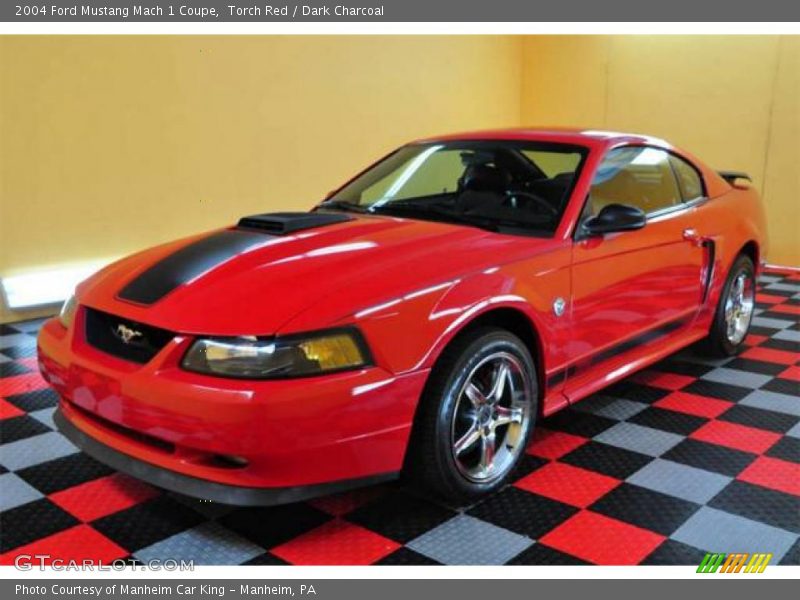 Torch Red / Dark Charcoal 2004 Ford Mustang Mach 1 Coupe