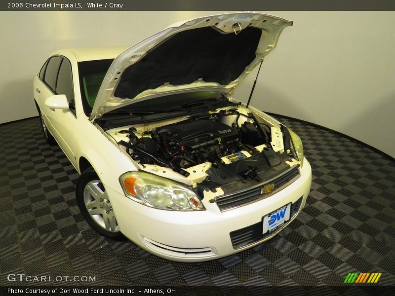White / Gray 2006 Chevrolet Impala LS