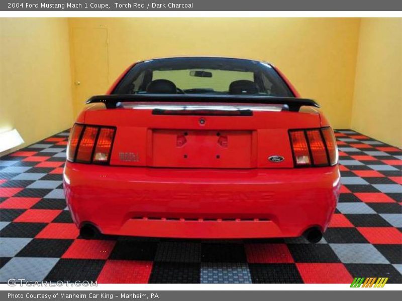 Torch Red / Dark Charcoal 2004 Ford Mustang Mach 1 Coupe