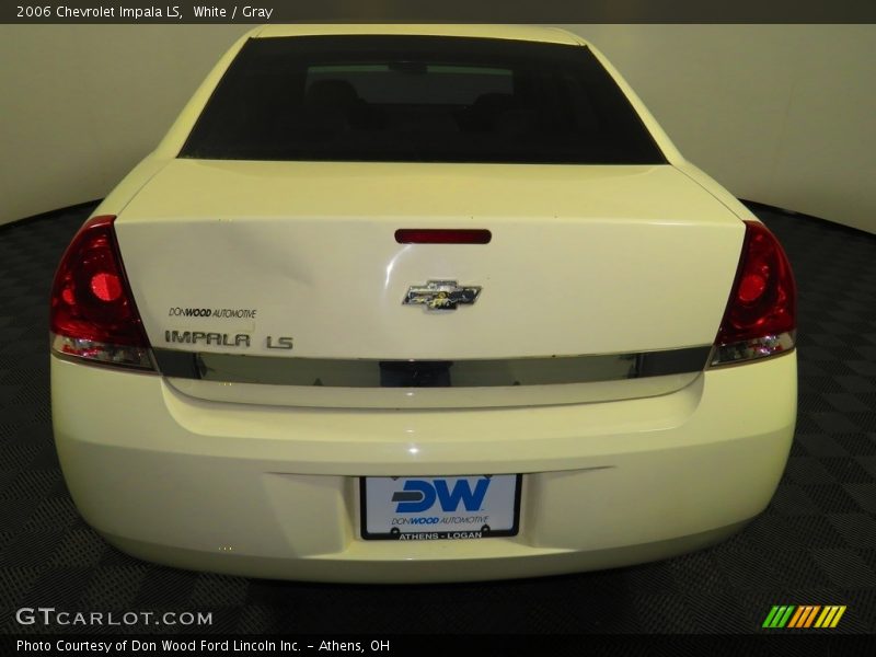 White / Gray 2006 Chevrolet Impala LS