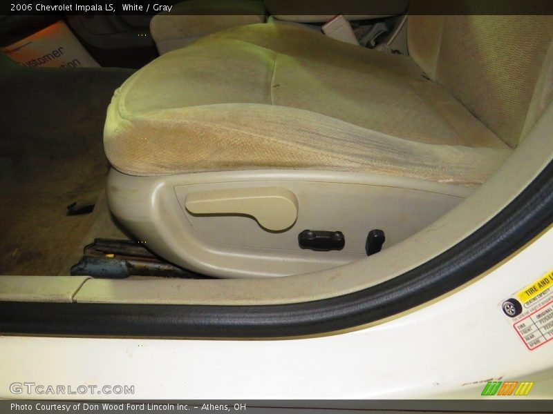 White / Gray 2006 Chevrolet Impala LS