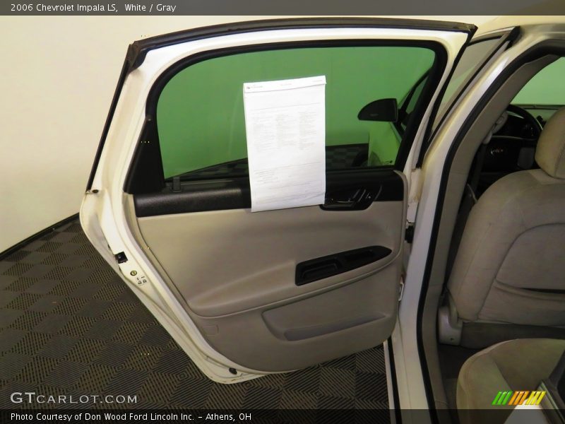 White / Gray 2006 Chevrolet Impala LS