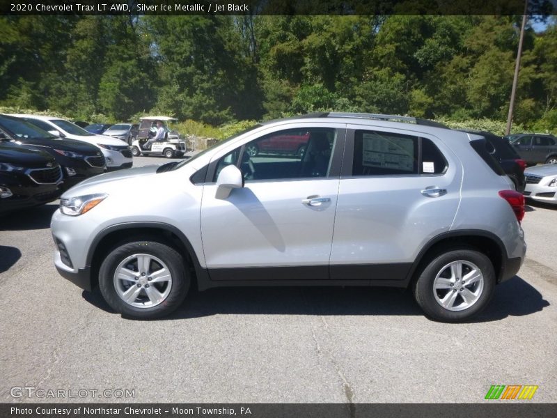 Silver Ice Metallic / Jet Black 2020 Chevrolet Trax LT AWD