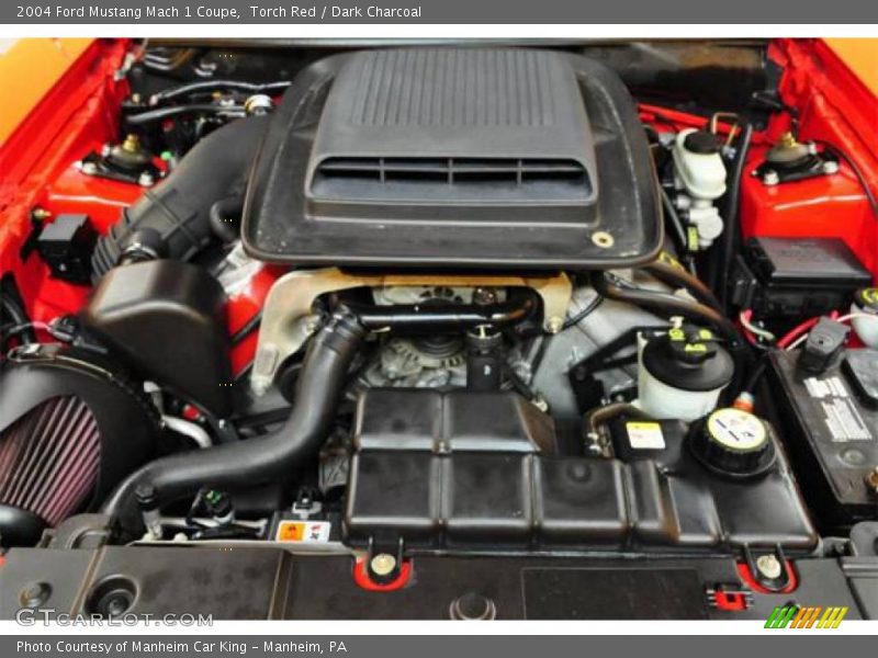 Torch Red / Dark Charcoal 2004 Ford Mustang Mach 1 Coupe