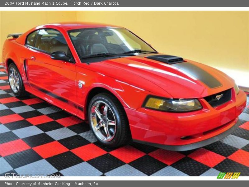 Torch Red / Dark Charcoal 2004 Ford Mustang Mach 1 Coupe