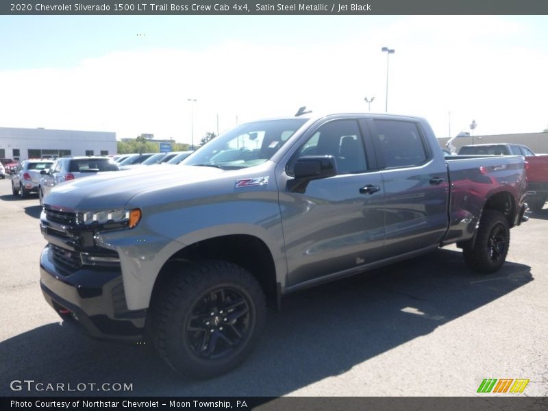Satin Steel Metallic / Jet Black 2020 Chevrolet Silverado 1500 LT Trail Boss Crew Cab 4x4