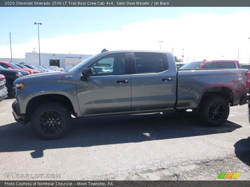 Satin Steel Metallic / Jet Black 2020 Chevrolet Silverado 1500 LT Trail Boss Crew Cab 4x4